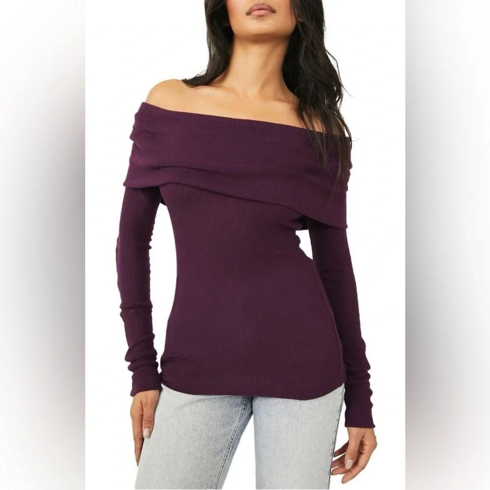 RARE We The Free NWT Snowbunny Long Sleeve Tee—S